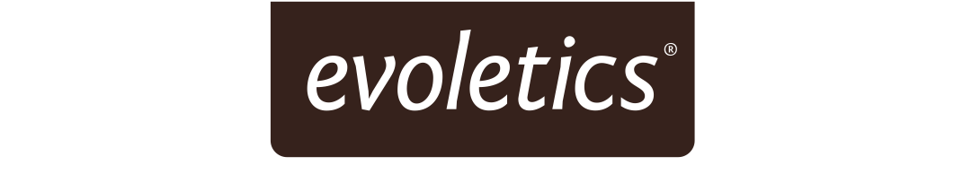 Einfarbiges Logo evoletics